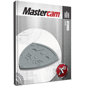 Mastercam X8 NEW Single Project - Shield