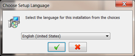 Install Mastercam X8 - Select Language