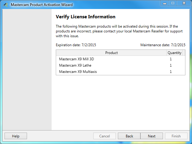 Verify License Information 