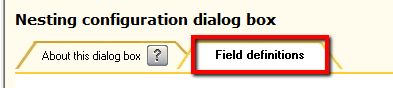 Review Field Definitions