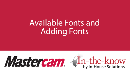 Available Fonts and Adding Fonts
