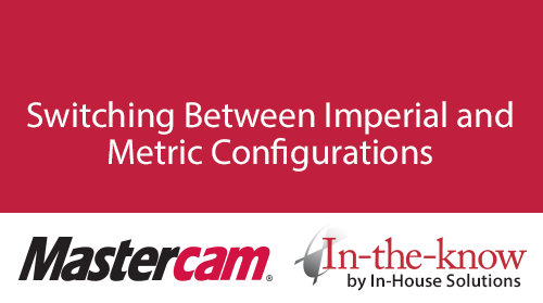 Switching Between Imperial and Metric Configurations
