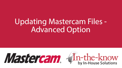 Updating MC Files Advanced Option
