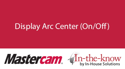 Display arc center (on/off)