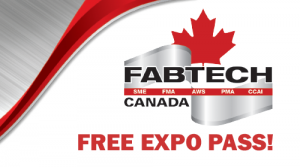 FABTECH Canada 2016 Laissez-passer gratuit pour l'Expo ici !