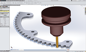 Mastercam for SOLIDWORKS screen