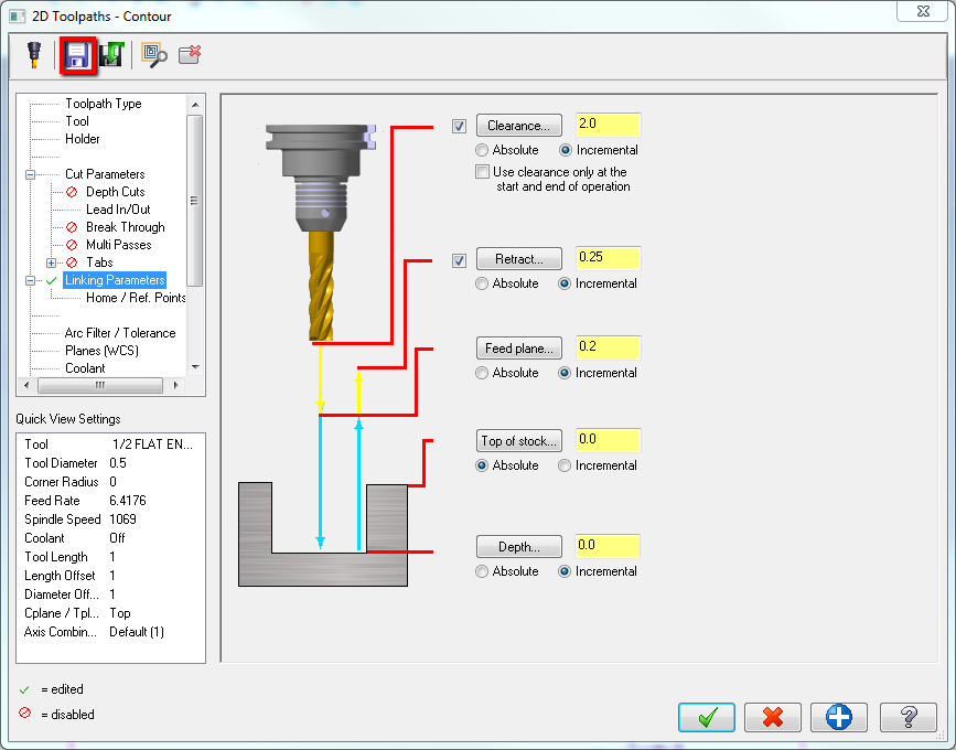 Changing toolpath parameter defaults mastercam in house solutions