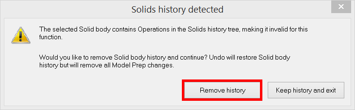 solids history detected