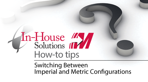 Switching Between Imperial and Metric Configurations