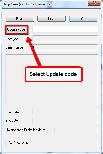 HASP Code update instructions