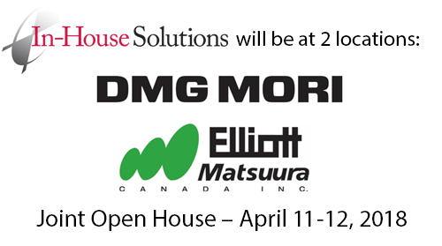 In-House Solutions/Mastercam will be at Joint Open House April 11-12, 2018