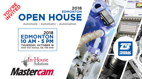 Thomas Skinner Edmonton Open House 2018 with Mastercam