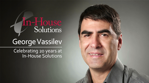 George Vassilev Celebrating 20 Years with In-House Solutions