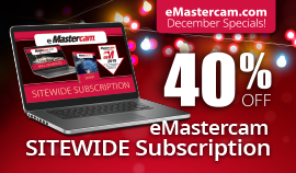 eMastercam Sitewide Subscription 40% off