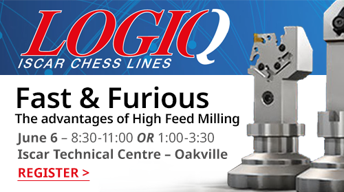 Iscar High Feed Milling with Live Demo, June 6, 2019