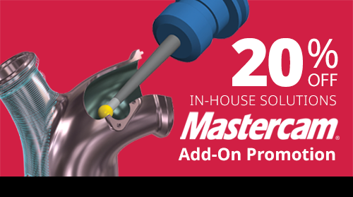 In-House Solutions/Mastercam Add-On Promotion - Get 20% off