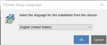 Setup Language Selection Dialog